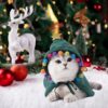 Christmas and Halloween cat clothes Cape