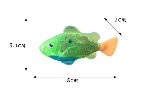 Pet Fish Electronic Cat Toys With Grass LED Light - Image 6