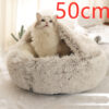 Warm Bed House Soft Long Plush Pets Bed - Image 5