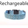 LED Dog Collar Safety Adjustable Nylon Leopard Pet Collar - Image 4