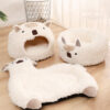 Alpaca Warm Plush Cat Bed