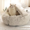 Warm Bed House Soft Long Plush Pets Bed