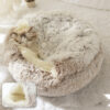 Warm Bed House Soft Long Plush Pets Bed - Image 9