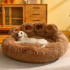 Warm Bear Paw Shape Super Soft Cushion Calm Bed - Image 2