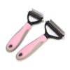 Stainless Double-sided Pet Brush Hair Removal Comb Grooming Dematting Dog Grooming Shedding Tools - Image 6
